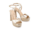 Agatha - Tacones de Piel Platino, vista 6