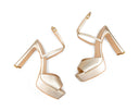 Agatha - Tacones de Piel Platino, vista 7