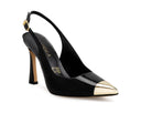Ailin - Zapatillas de Piel Negras, vista 2