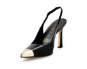 Ailin - Zapatillas de Piel Negras, vista 3