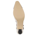 Ainhoa zapatillas de piel marfil-negro - vista 6