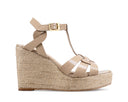 Alejandra - Alpargatas de Piel Beige, vista 1