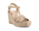 Alejandra - Alpargatas de Piel Beige, vista 2