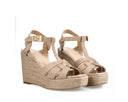Alejandra - Alpargatas de Piel Beige, vista 5