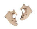 Alejandra - Alpargatas de Piel Beige, vista 7