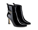Alondra botines de piel charol negro - vista 7