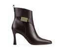 Alondra botines de piel chocolate - vista 1
