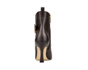 Alondra botines de piel chocolate - vista 3