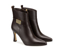 Alondra botines de piel chocolate - vista 7