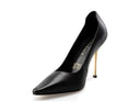 Amelia - Zapatillas de Piel Negras, vista 3