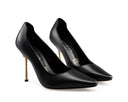 Amelia - Zapatillas de Piel Negras, vista 5