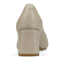 Amira zapatillas de piel taupe - vista 3