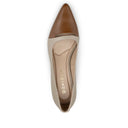 Amira zapatillas de piel taupe - vista 5
