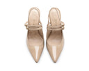 Angela - Zapatillas de Piel Beige, vista 7