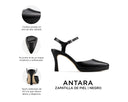 Antara - Zapatillas de Piel Negras, infografía