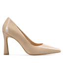 Antonella Zapatillas de Piel Charol Beige - vista 1