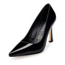 Antonella zapatilla pump de piel charol negro - vista 2