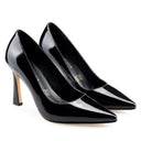Antonella zapatilla pump de piel charol negro - vista 7