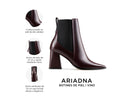 Infografía Ariadna vino - detalles y medidas