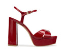 Aurora - Tacones de Plataforma de Piel Rojos, vista 1