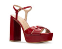 Aurora - Tacones de Plataforma de Piel Rojos, vista 2