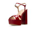 Aurora - Tacones de Plataforma de Piel Rojos, vista 3