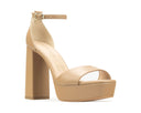 Ava - Tacones de Piel Beige, vista 2