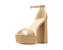 Ava - Tacones de Piel Beige, vista 3