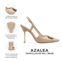 Infografía Azalea beige - detalles y medidas