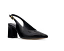 Bárbara - Zapatillas de Piel Negras, vista 2