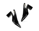 Bárbara - Zapatillas de Piel Negras, vista 7