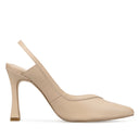 Bianca zapatillas de piel beige - vista 4