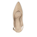 Bianca zapatillas de piel beige - vista 5