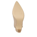 Bianca zapatillas de piel beige - vista 6