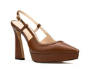Brenda - Zapatillas de Piel Cafés, vista 2