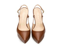 Brenda - Zapatillas de Piel Cafés, vista 7