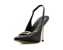 Carmen - Zapatillas de Piel Negras, vista 3