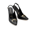 Carmen - Zapatillas de Piel Negras, vista 6