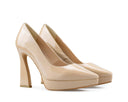 Catalina - Zapatillas de Piel Beige, vista 5