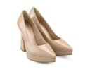 Catalina - Zapatillas de Piel Beige, vista 6