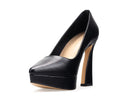 Catalina - Zapatillas de Piel Negras, vista 3