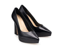 Catalina - Zapatillas de Piel Negras, vista 6