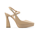 Celeste - Zapatillas de Piel Beige, vista 1