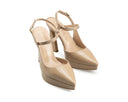 Celeste - Zapatillas de Piel Beige, vista 6