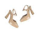 Celeste - Zapatillas de Piel Beige, vista 7