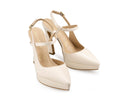 Celeste - Zapatillas de Piel Marfil, vista 6