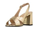 Claudia - Tacones de Piel Dorados, vista 3