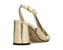 Claudia - Tacones de Piel Dorados, vista 4