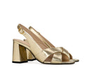 Claudia - Tacones de Piel Dorados, vista 5