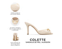 Colette - Tacones de Piel Marfil, infografía